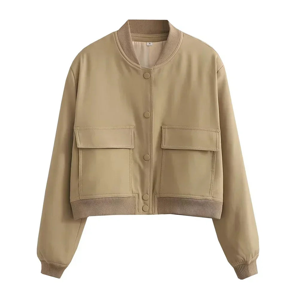 Jaqueta Bomber Casual Feminina - Piersy