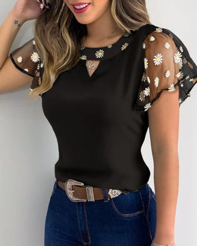 Blusa Salerno: Elegância em Casimira e Chiffon