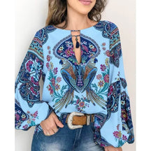 Blusa Estampada de Casimira Alanya