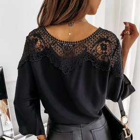 Blusa com Detalhes Crochê: Estilo Diferenciado e Conforto em Cada Detalhe