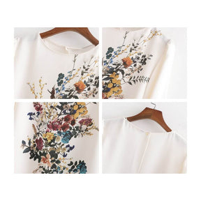 Blusa Brilhante: Elegância em Chiffon