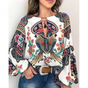 Blusa Estampada de Casimira Alanya