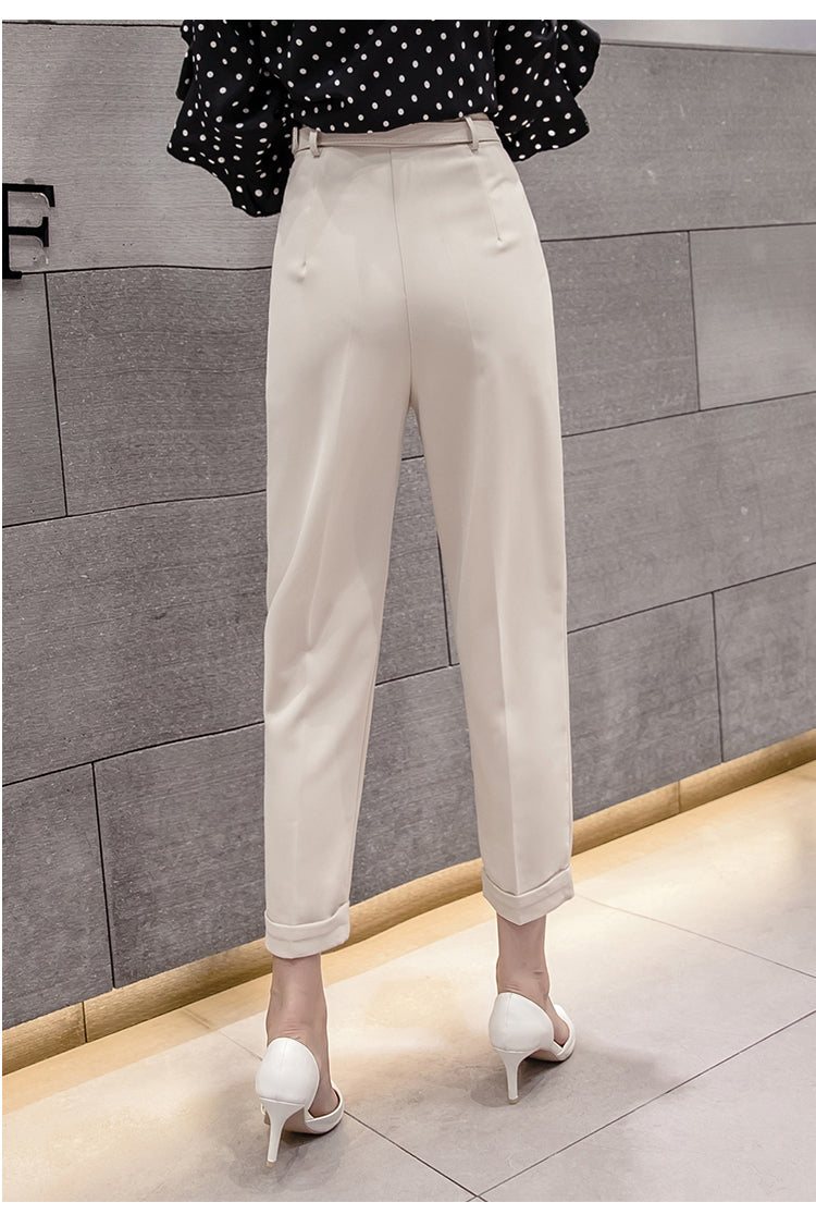 Calça Slim de Alfaiataria com Cinto Ceinture: Elegância e Versatilidade em Uma Única Peça