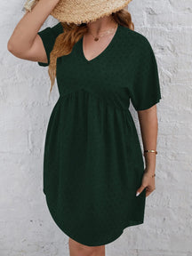 Vestido Curto Ample - Plus Size