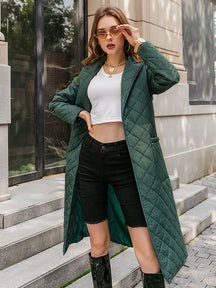 Casaco Feminino Parka Alongado Stylish: Estilo e Conforto para o Seu Dia a Dia