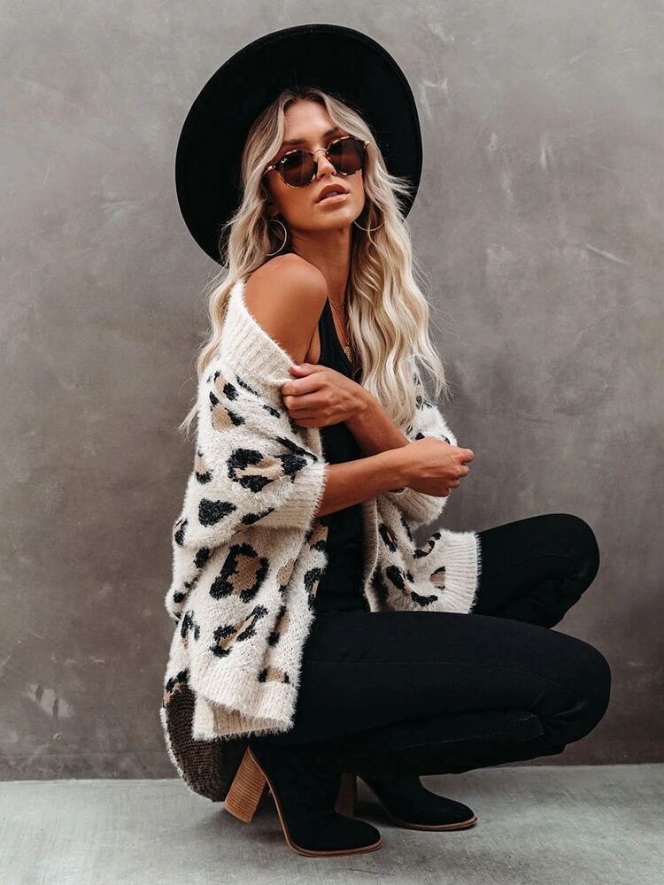 Cardigan Oversized Ponto Aberto Saule