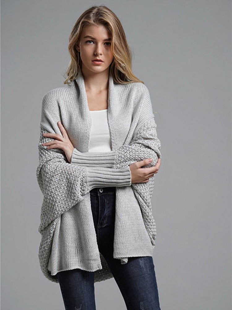 Cardigan Alongado de Tricot Lolite